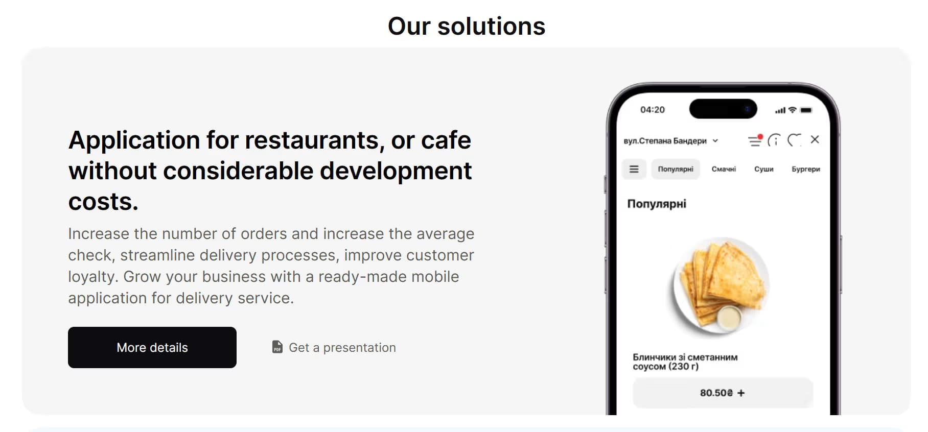 Solutions